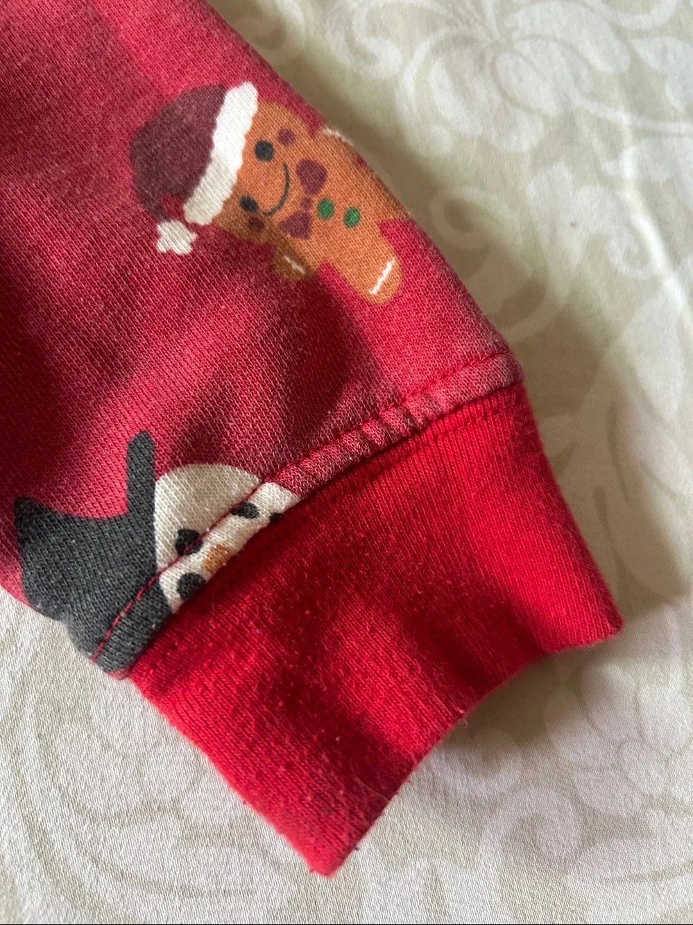 Holiday Time Red Kids Holiday Crewneck Sweatshirt with Santa, Reindeer & Snowman